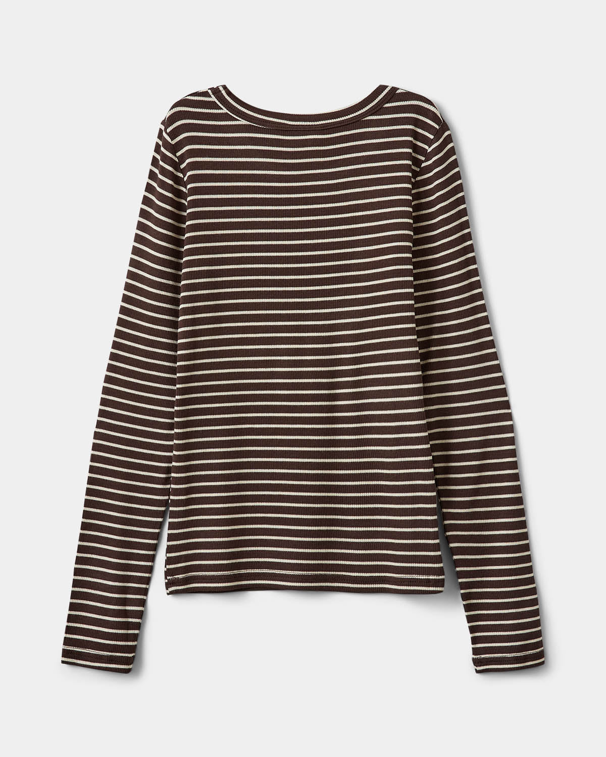 Sofie Schnoor YOUNG PETRICIASY T-SHIRT LANGE ÆRMER T-shirt 7113 Brown Striped