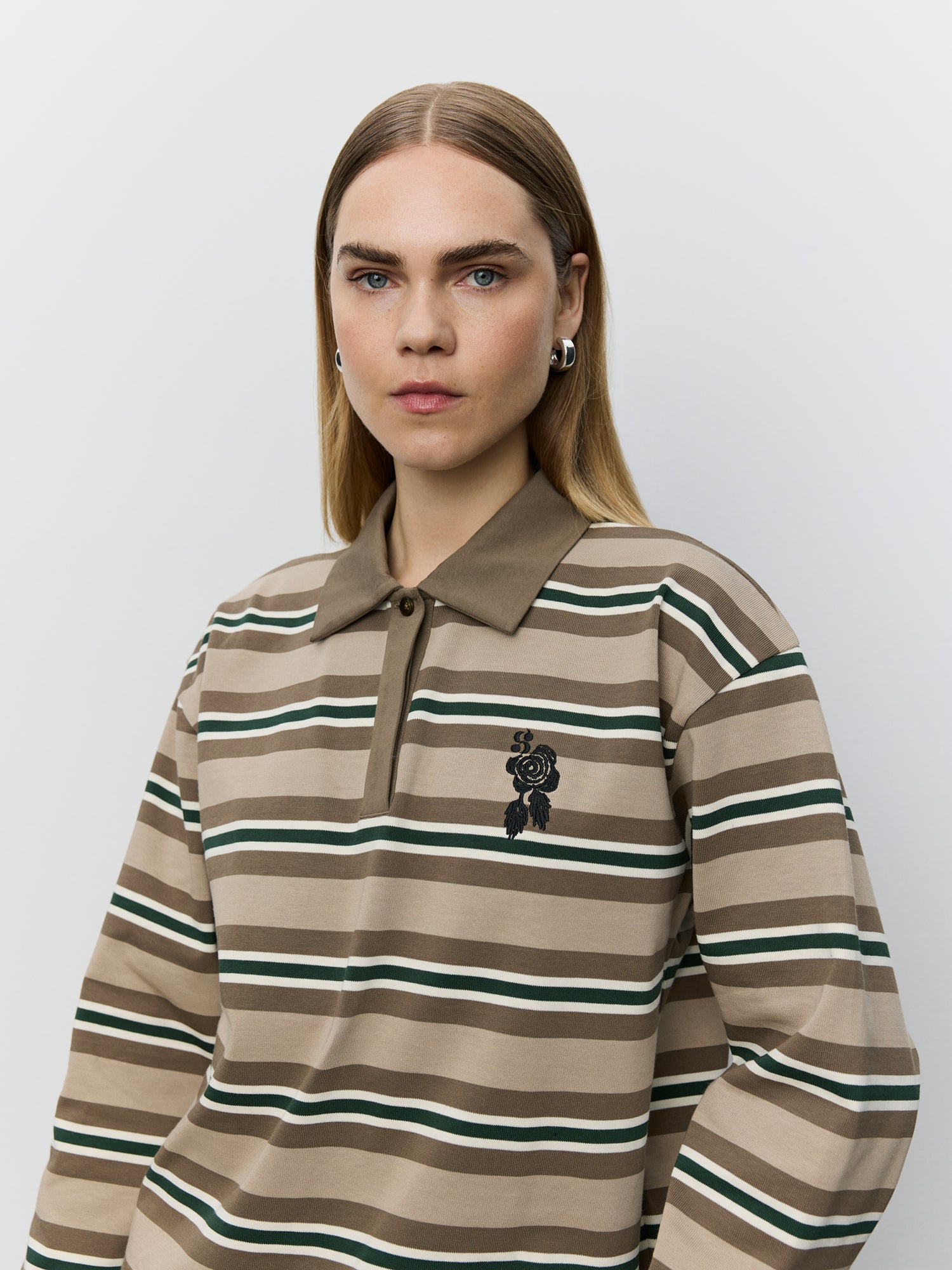 Sofie Schnoor WOMEN PRIASW MOOMIN LANGÆRMET POLO T-shirt lang ærmet 7113 Brown Striped