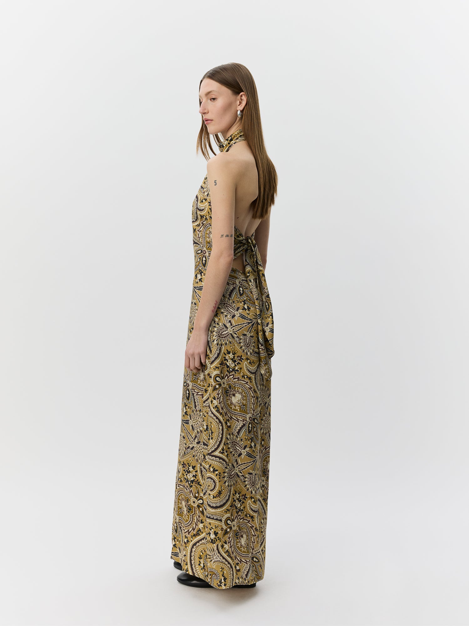 Sofie Schnoor WOMEN RAEDENSW PAISLEY PRINTET MAXI KJOLE Kjole 7163 Bronze Mix Paisley
