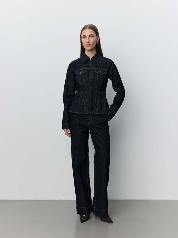 SAVAKISW RAW DENIM JACKET