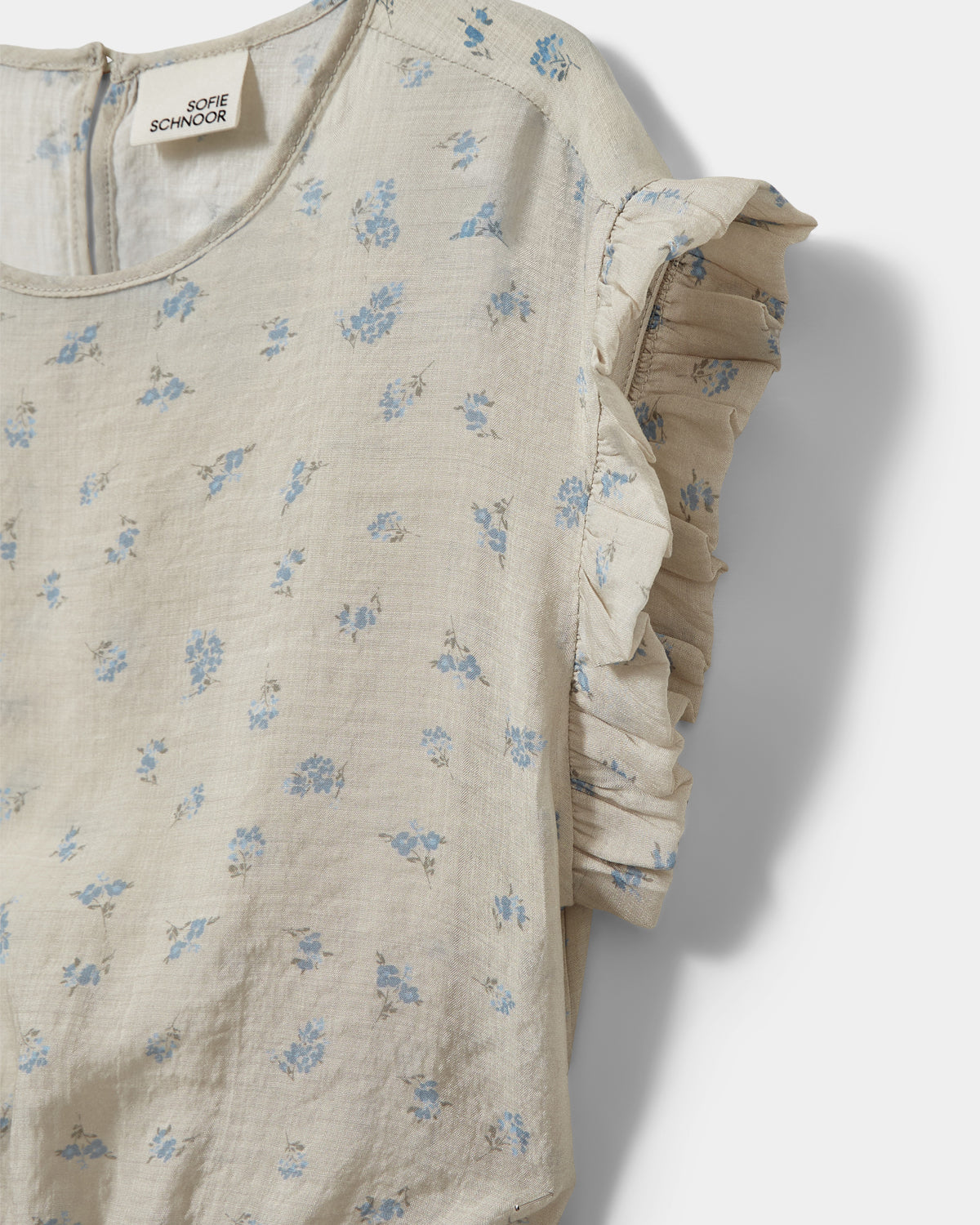 Sofie Schnoor YOUNG SamilaSY Top Skjorte 5020 Blue AOP