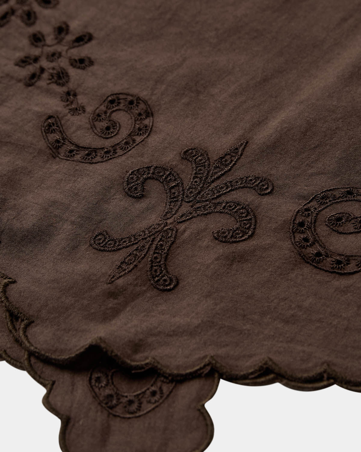 Sofie Schnoor YOUNG THEASY SCARF Tørklæde 7080 Dark brown