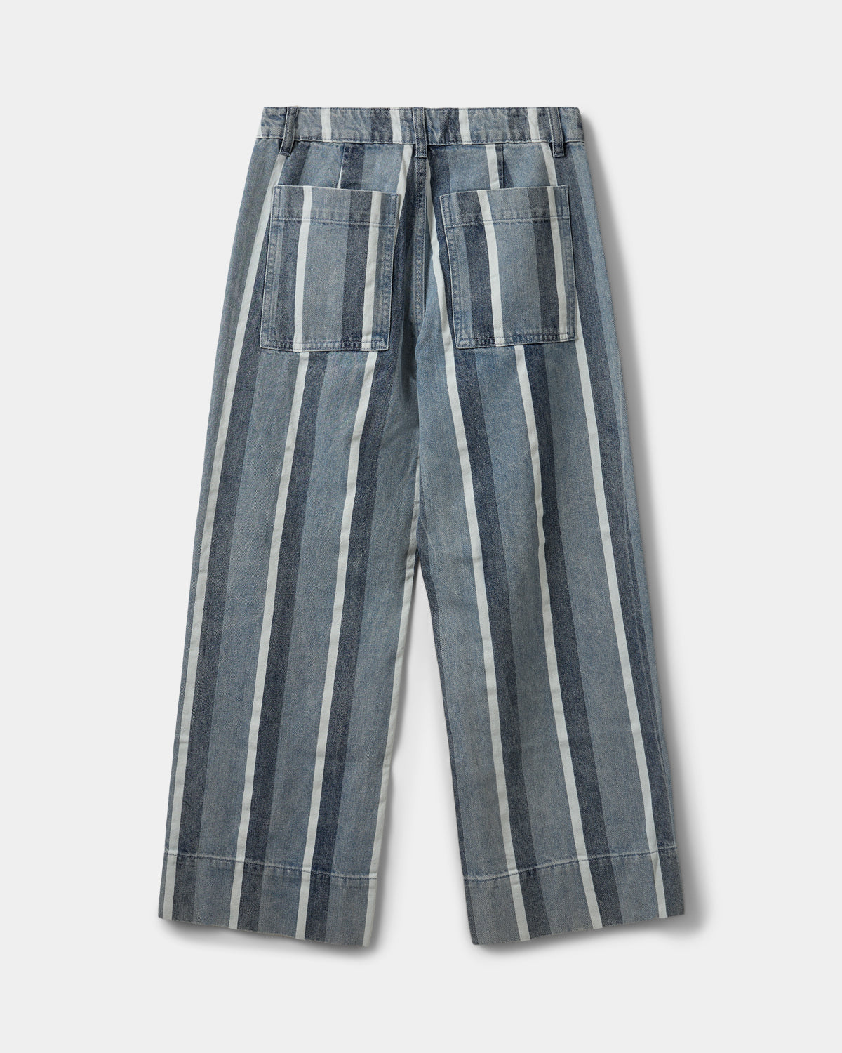 Sofie Schnoor WOMEN TOULOUSESW STRIPET CROPPED JEANS Jeans 5127 Blue&White Denim Stripe