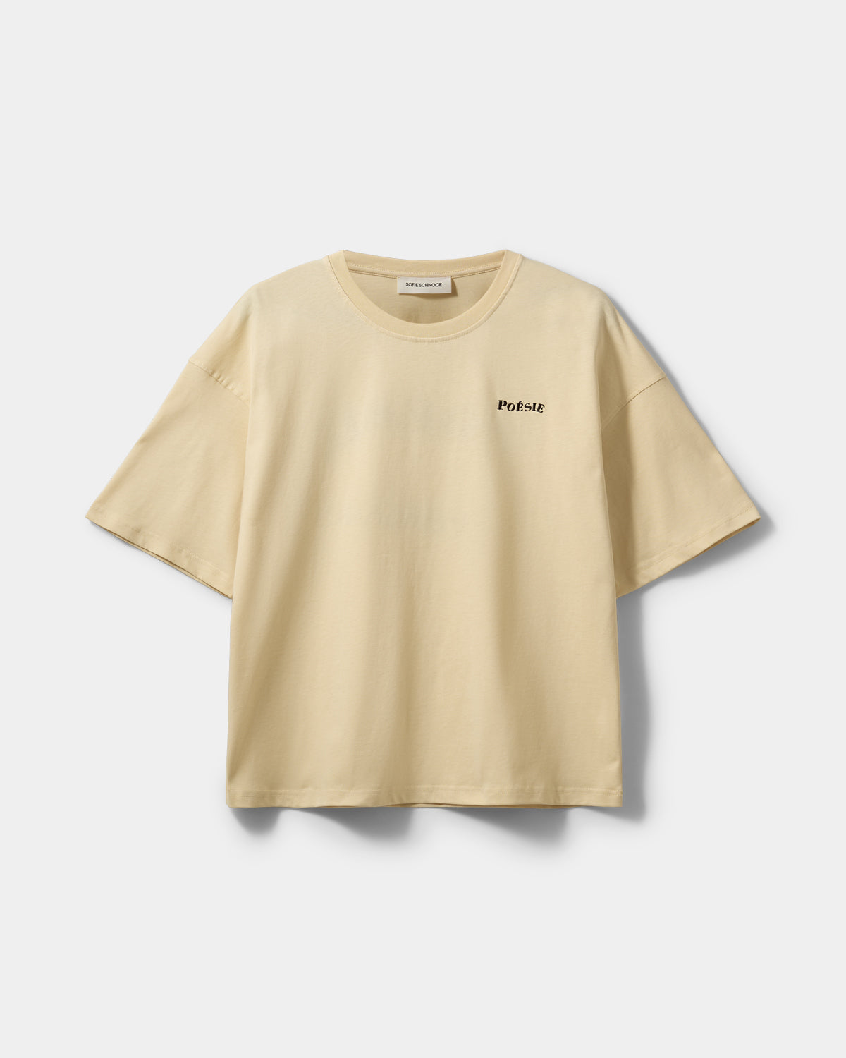 Sofie Schnoor WOMEN VERASW BOXY T-SHIRT T-shirt 0158 Creme Yellow