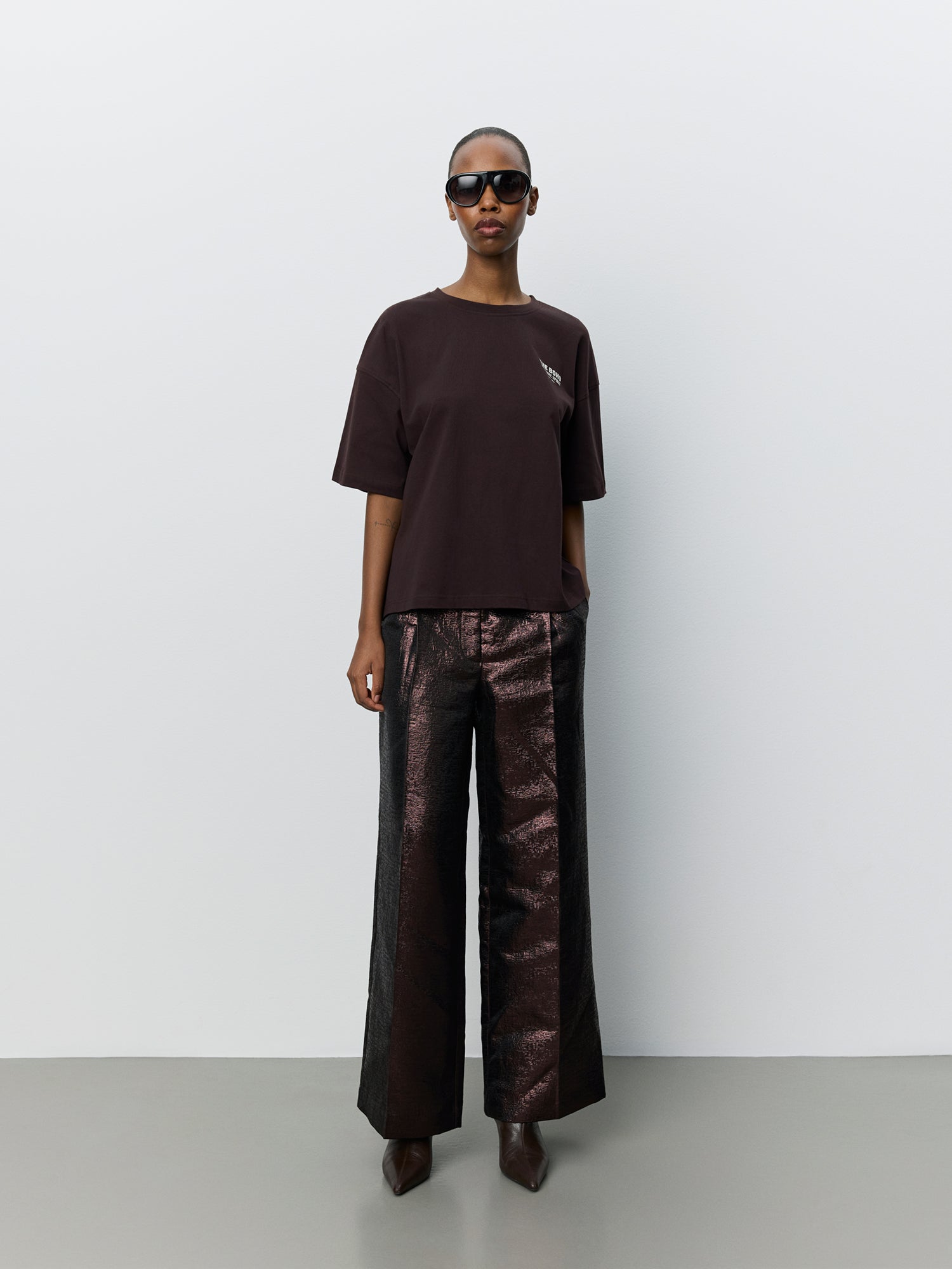 Sofie Schnoor WOMEN VERASW BOXY T-SHIRT T-shirt 7168 Dark Plum