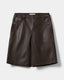 VOKESW LEATHER SHORTS